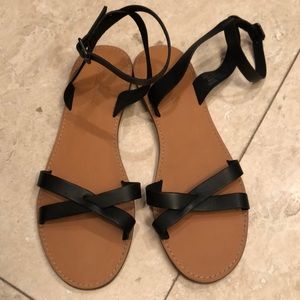 NWOT Madewell Black Sandals